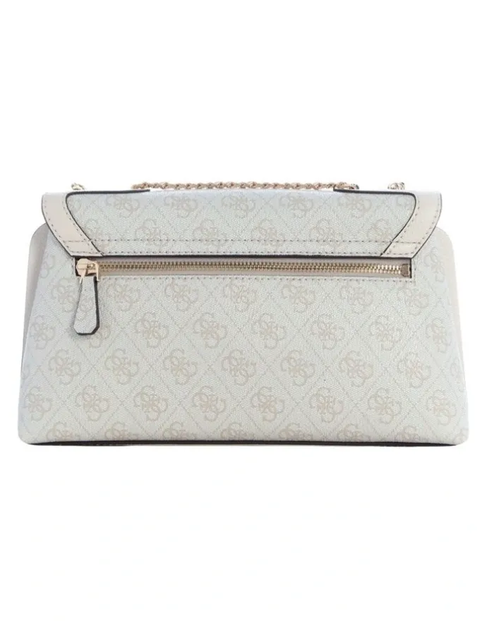 Guess Lindsey Crossbody Bag in Bone Logo