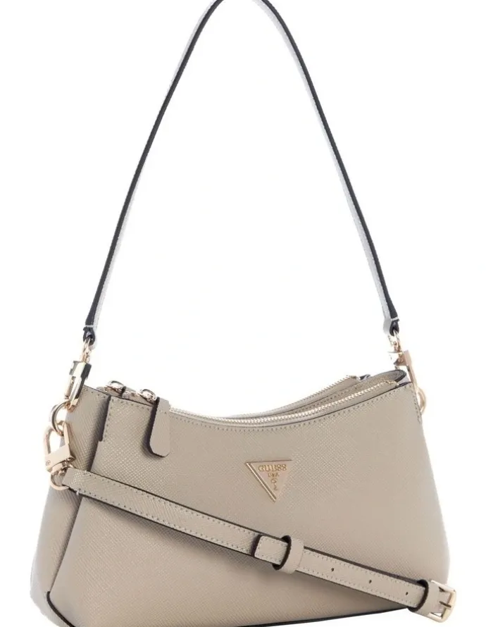 Guess Noelle Ii 3 Comp Shoulder Bag in Taupe