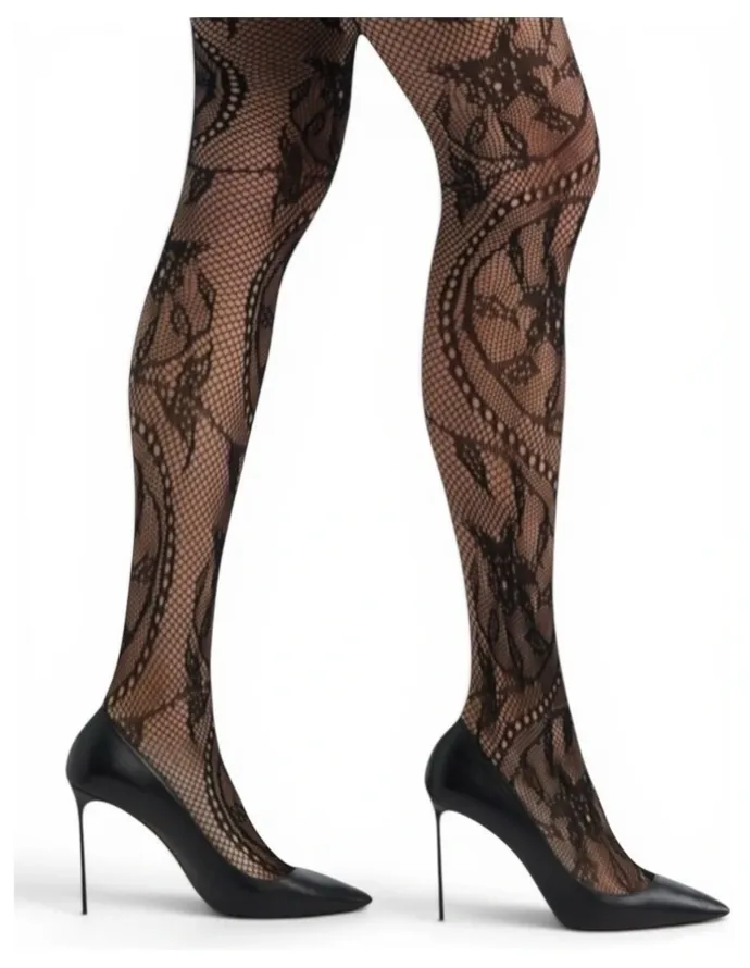 High Heel Jungle Monet Lace Tights