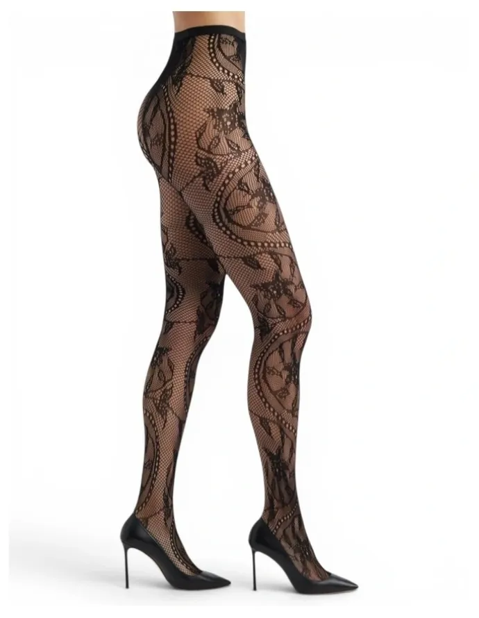 High Heel Jungle Monet Lace Tights