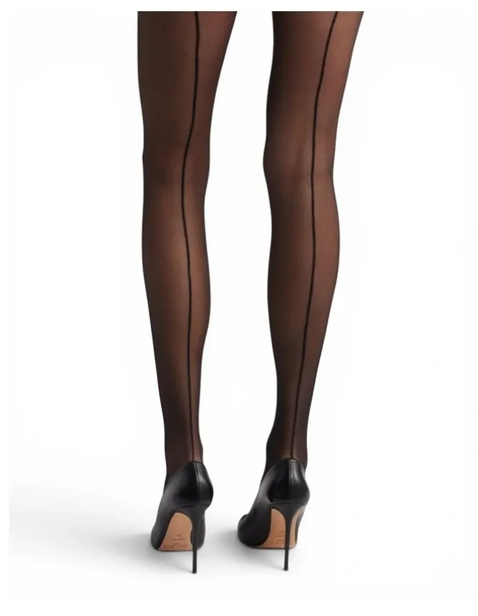 High Heel Jungle Selena Back Seam Tights