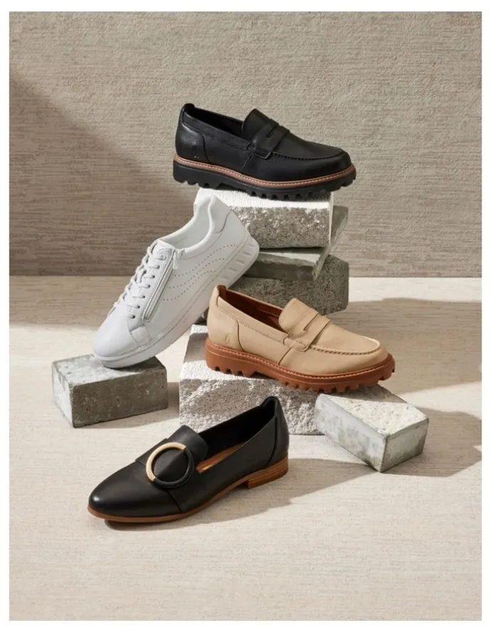 Hush Puppies Lexy Flat Loafer in Black