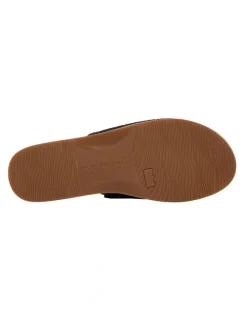 Hush Puppies Paradise Weave Sandal in Black Weave