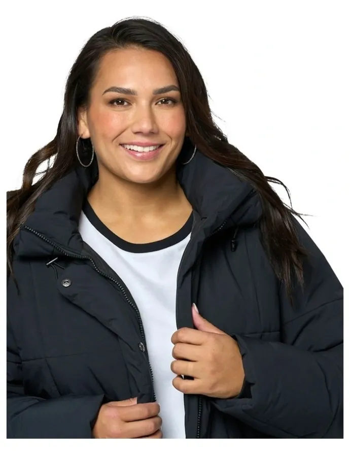 Indigo Tonic Gigi Puffer Jacket in black