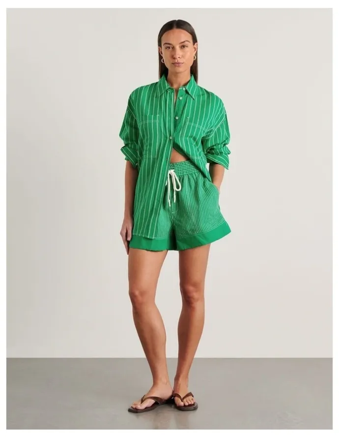 JAG Gigi Stripe Pull On Short