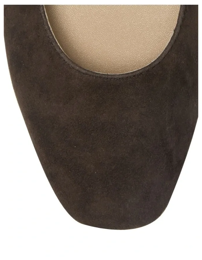 Jane Debster Freda Flat Shoes in Chocolate