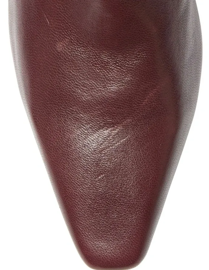 Jane Debster Rogue Boots in Wine Leather