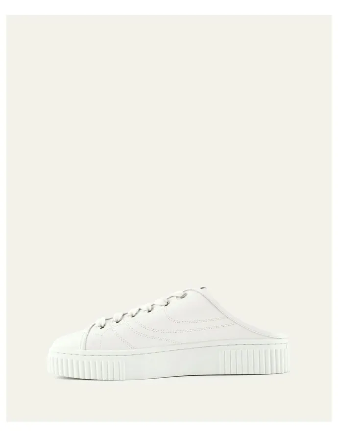 Jo Mercer Capri Leather Sneakers in White