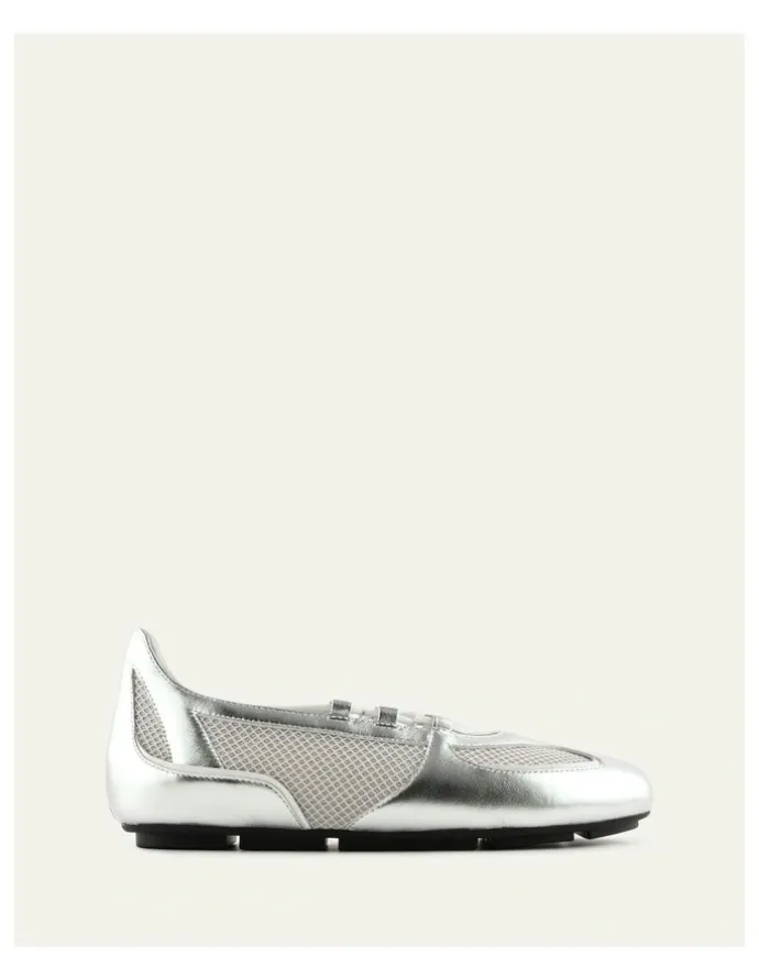 Jo Mercer Umber Sneakers in Silver Multi
