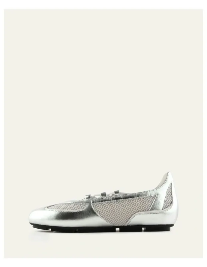 Jo Mercer Umber Sneakers in Silver Multi