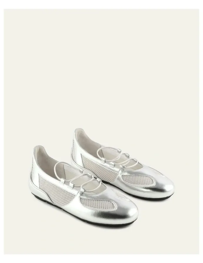 Jo Mercer Umber Sneakers in Silver Multi