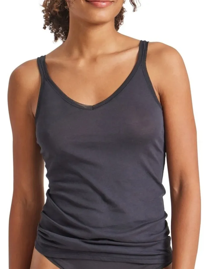 Kayser Pure Cotton Cami in Black