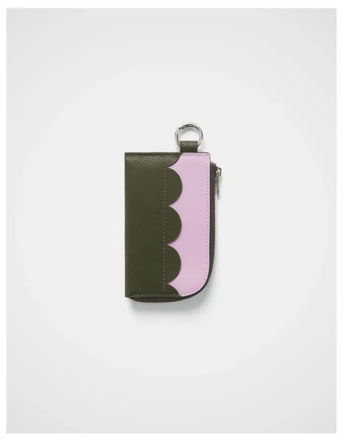 kikki.K Zip Card Wallet in Sugar Olive