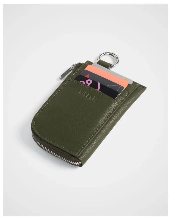 kikki.K Zip Card Wallet in Sugar Olive
