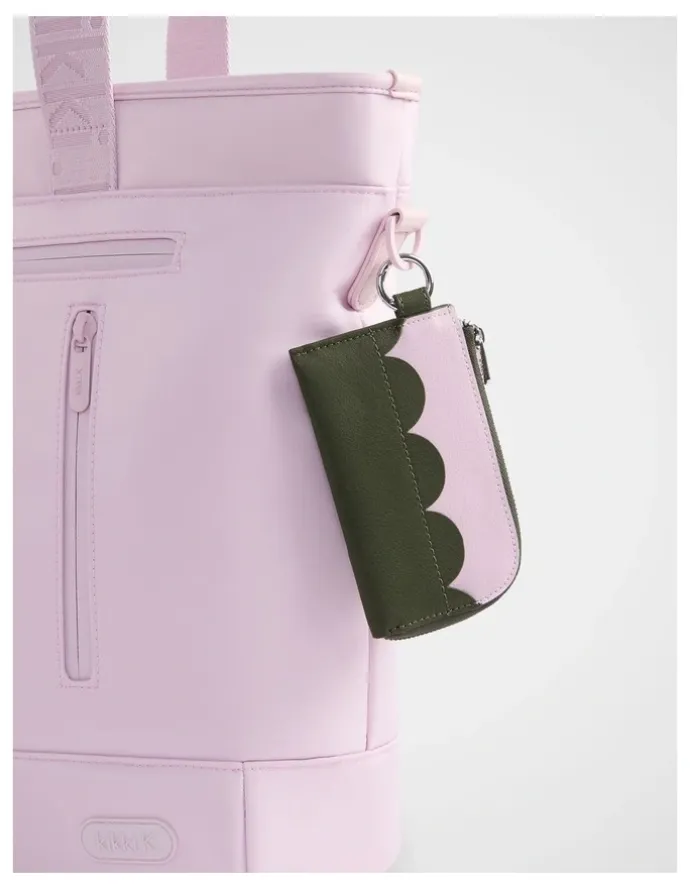 kikki.K Zip Card Wallet in Sugar Olive