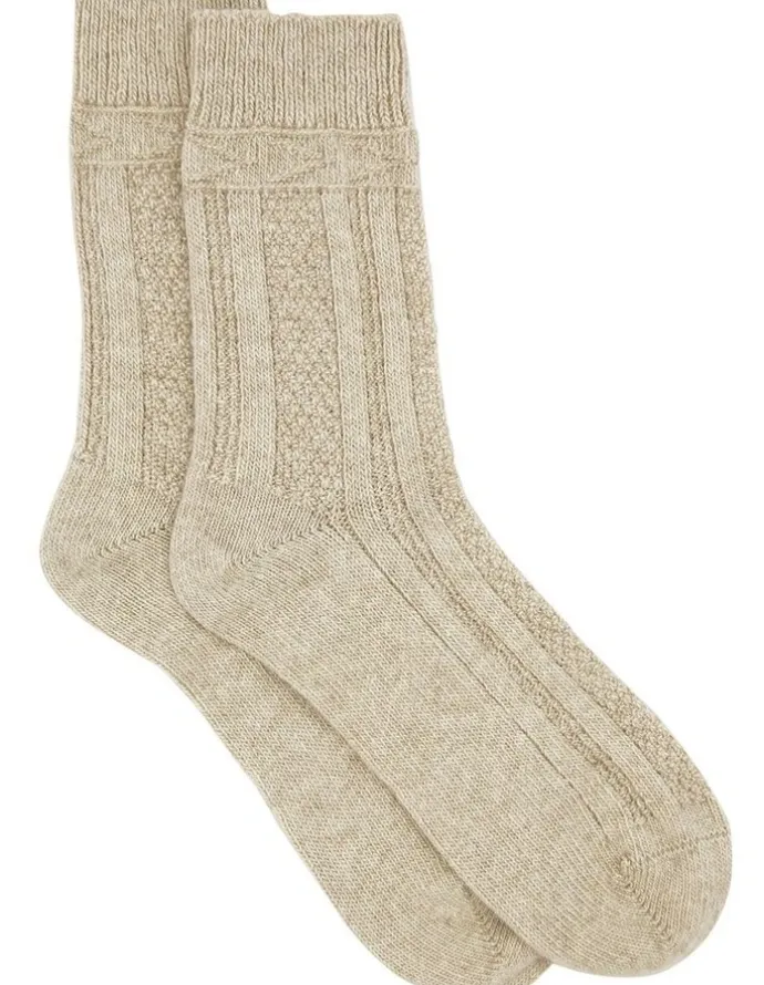 Levante Camella Crew Sock in Oatmeal
