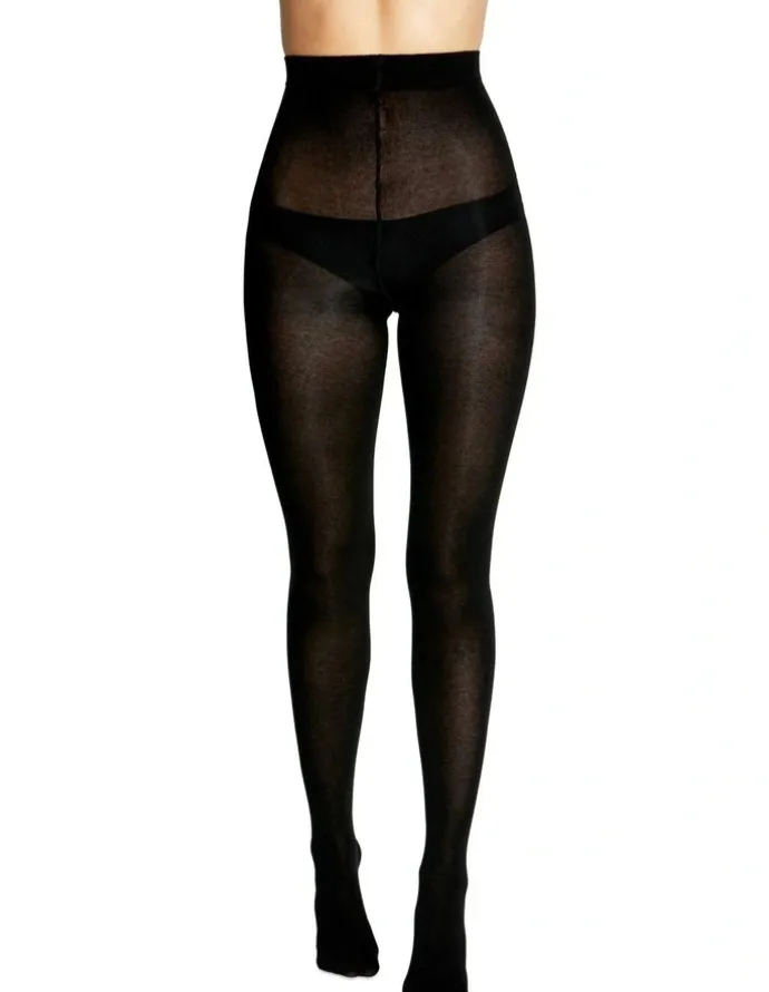 Levante Fine Wool Tight in Black