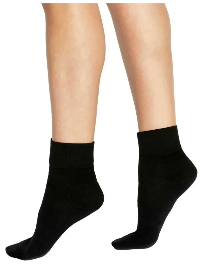 Levante Micromodal Comfort Top Sock in Nero