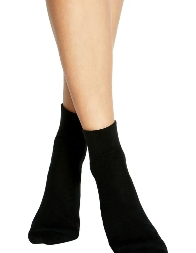 Levante Micromodal Comfort Top Sock in Nero