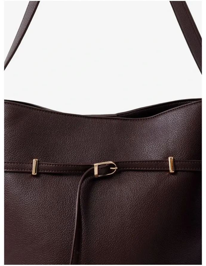 Lustre & Sage Leonie Belt Bucket Bag - Brown