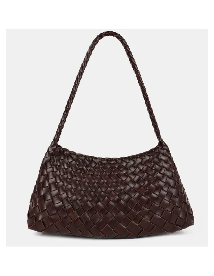 Lustre & Sage Roselle Shoulder Bag - Brown