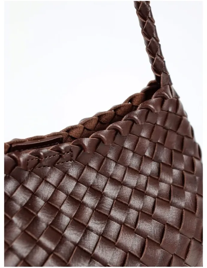 Lustre & Sage Roselle Shoulder Bag - Brown