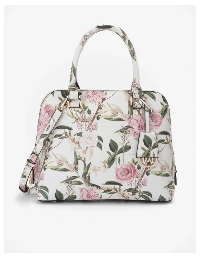 Madison Accessories Grace Medium Dome Satchel Bag in Assorted