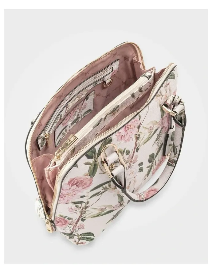 Madison Accessories Grace Medium Dome Satchel Bag in Assorted