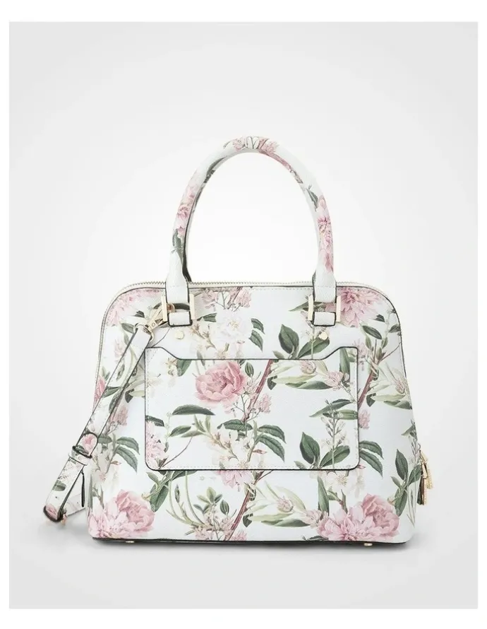 Madison Accessories Grace Medium Dome Satchel Bag in Assorted