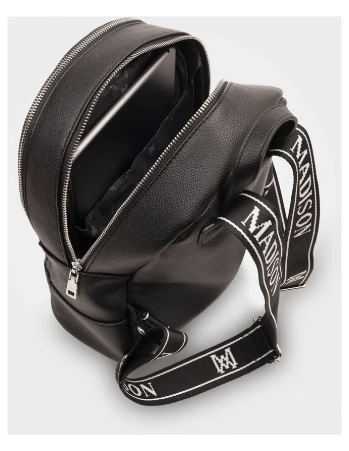 Madison Accessories Libby Medium Backpack in Black