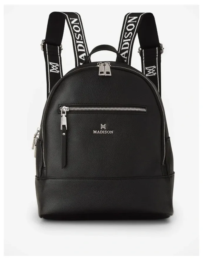 Madison Accessories Libby Medium Backpack in Black