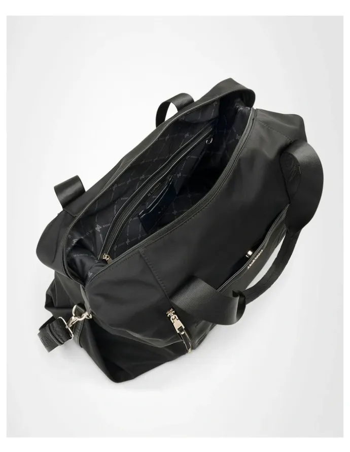 Madison Accessories Nylon Weekend X-Large Duffle Bag in Black
