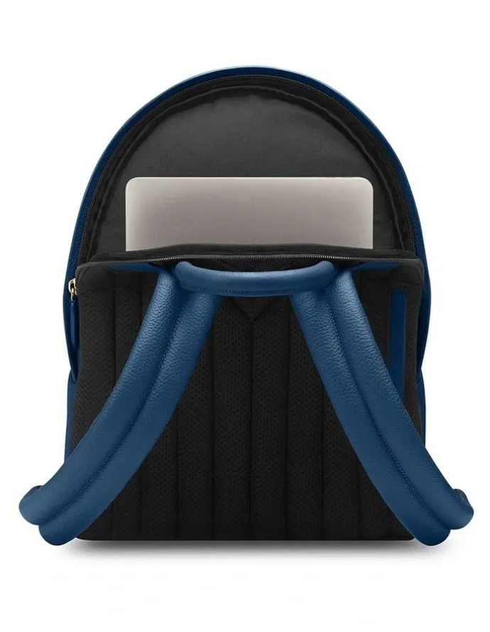 MAISON de SABRÉ The Leather Backpack in Pacific Blue