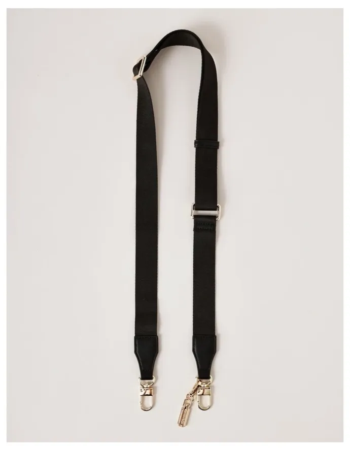 Marcs Cali Plain Bag Strap in Black