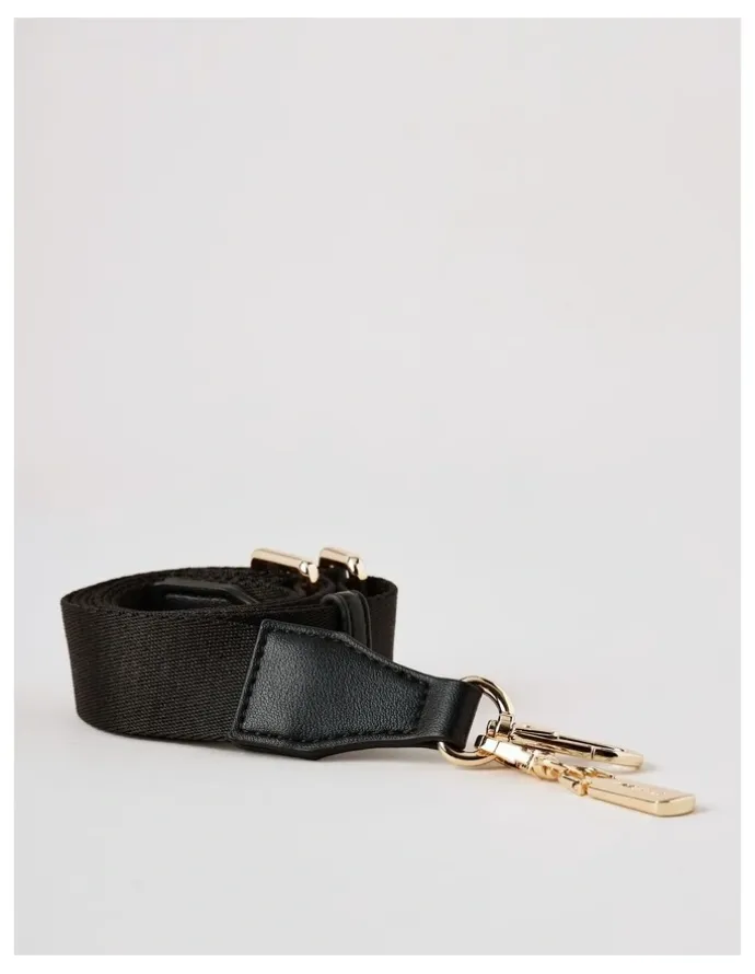 Marcs Cali Plain Bag Strap in Black