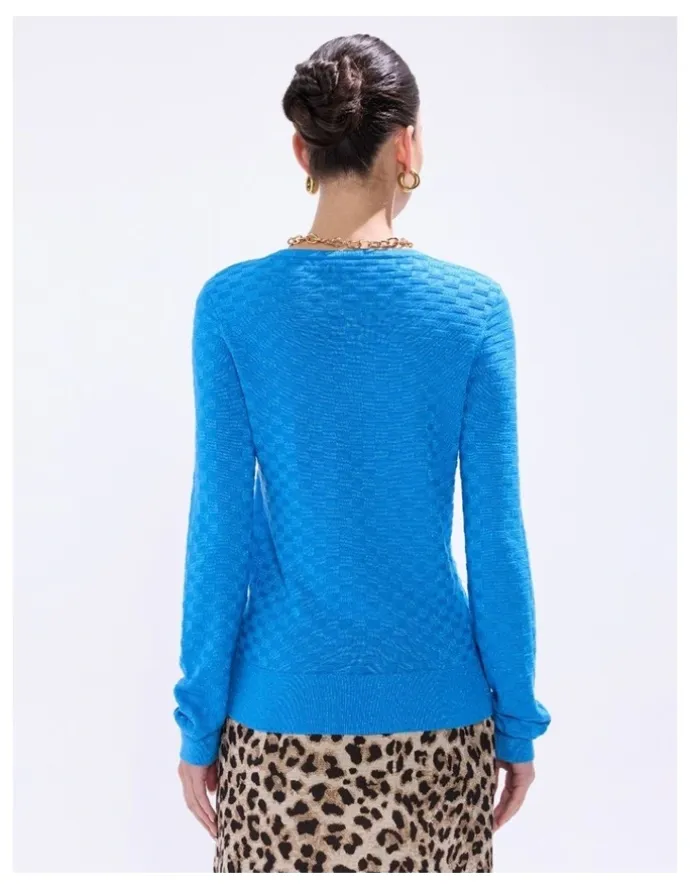 Marcs Siren Shimmer Knit in Bright Blue