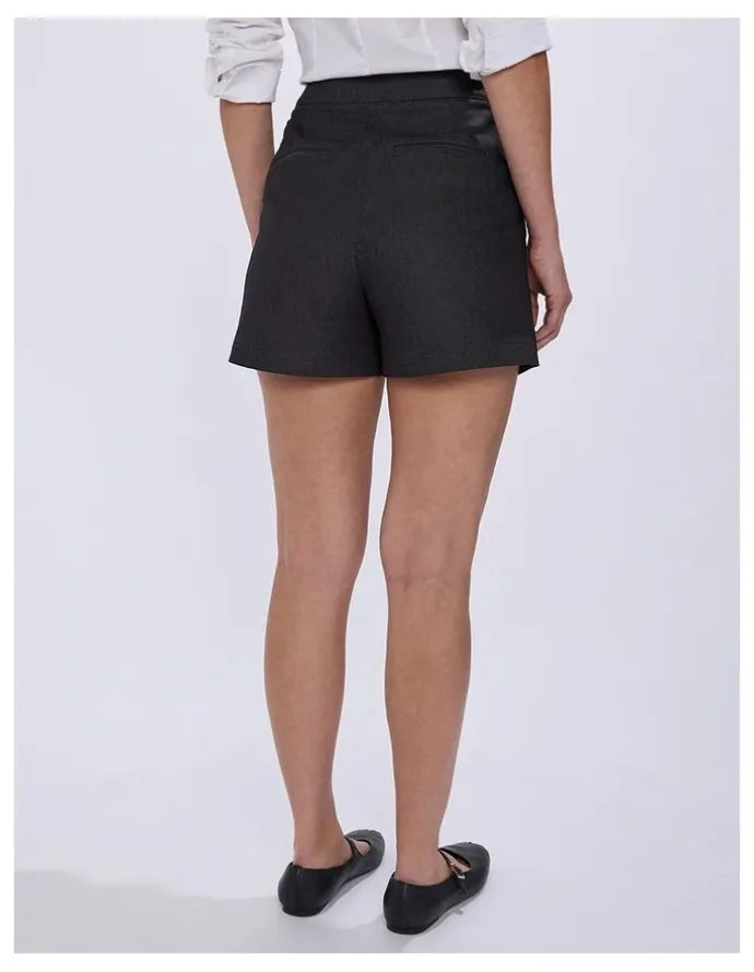 Marcs Tate Smart Denim Short in Washed Black