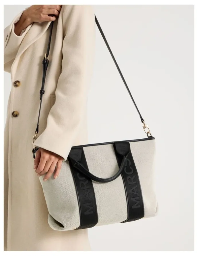 Marcs Tote Bag in Black & White