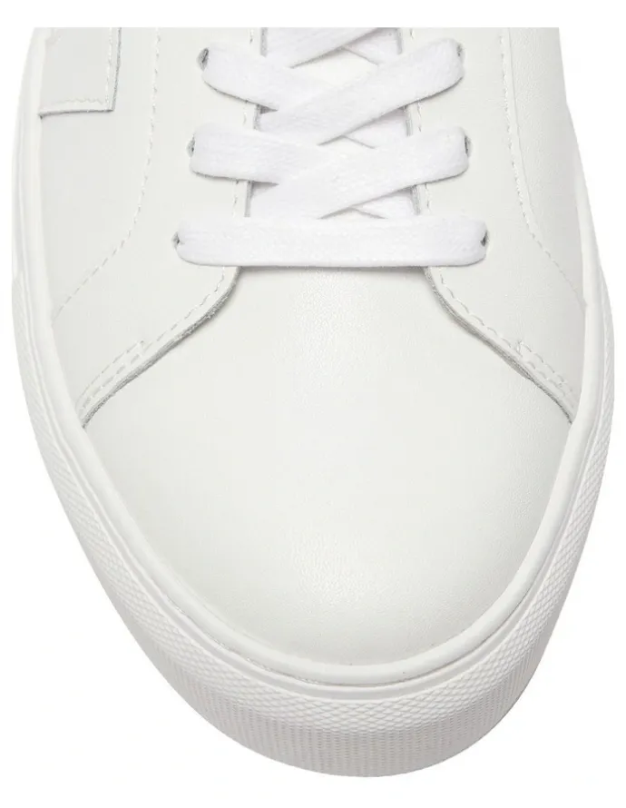 Marcs Trio Leather Sneakers in White