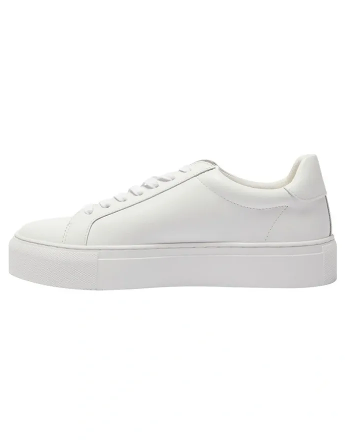 Marcs Trio Leather Sneakers in White