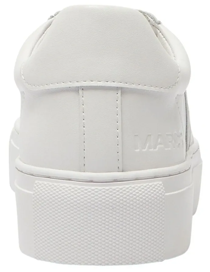 Marcs Trio Leather Sneakers in White