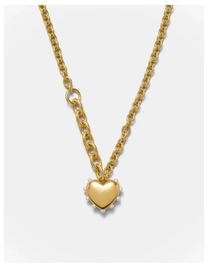 Mimco Adore Heart Necklace in Gold