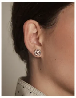 Mimco Amulet Stud Earrings in Rose Gold