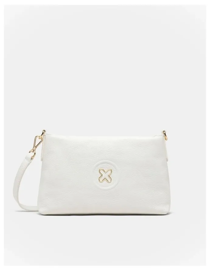 Mimco Bay Strap Crossbody Bag in White