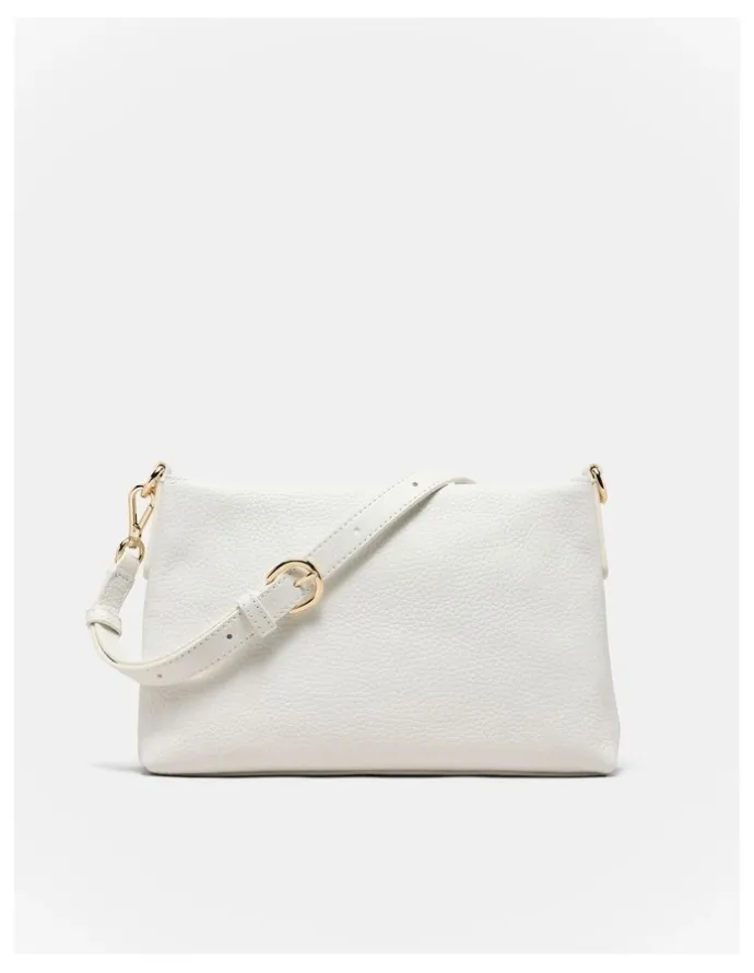 Mimco Bay Strap Crossbody Bag in White
