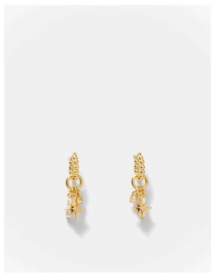 Mimco Charmelle Hoop Earrings in Gold
