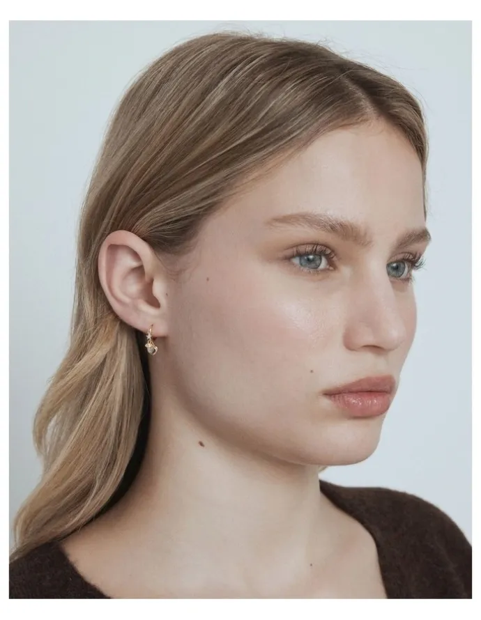 Mimco Chime Hoop Earrings in Gold Silver