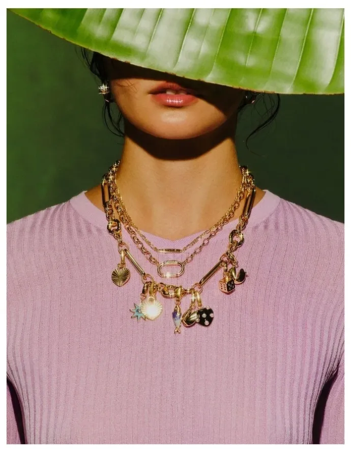 Mimco Lucky Coin Duo Necklace in Gold
