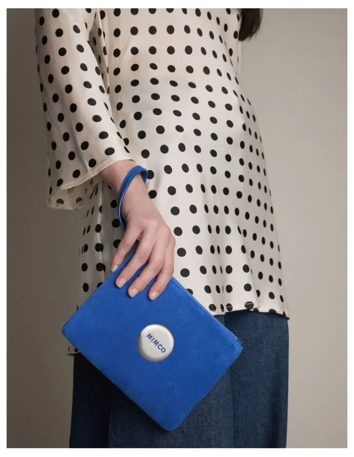 Mimco Mim Pouch in Cobalt