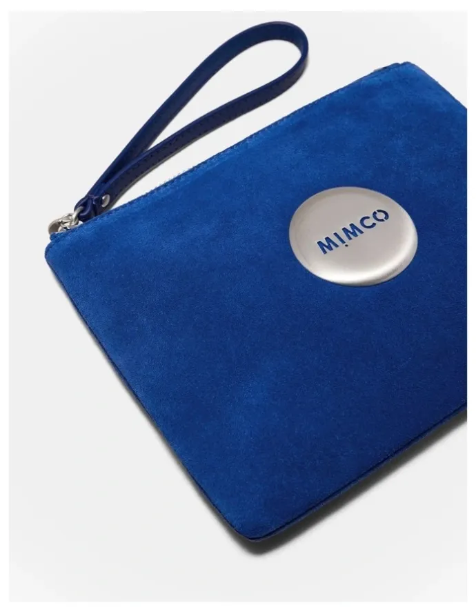 Mimco Mim Pouch in Cobalt